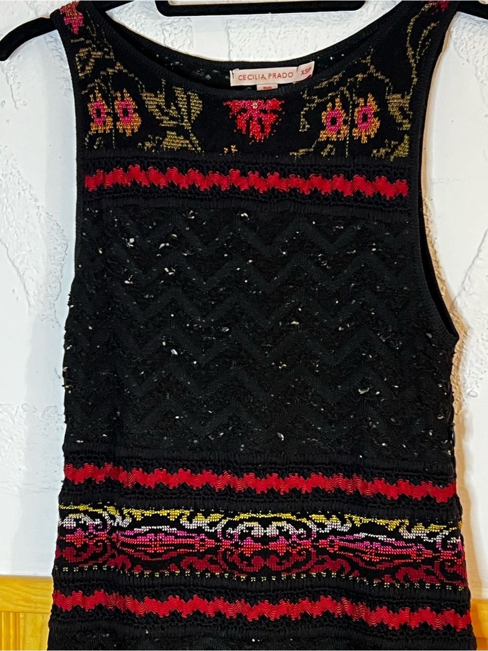Cecilia Prado Rowan Black Knit Slit Maxi Sweater Dress Sz-S - Picture 5 of 11